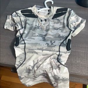 Camouflage under armour padded shirt